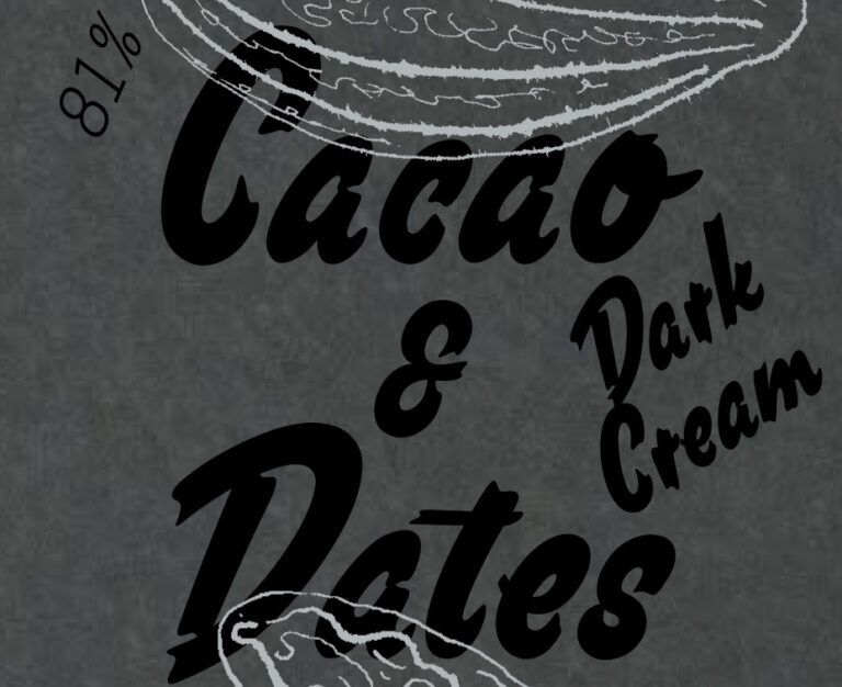 Cacao & Dates 81% Dark Cream, the new flavor from BioeCacao!